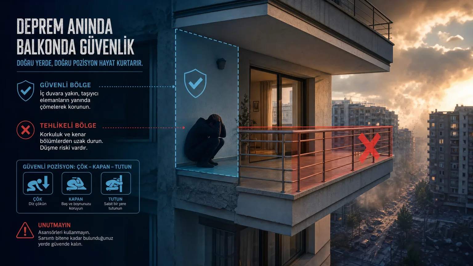 Deprem Anında Balkon Güvenli Mi? — Bilimsel Cevap