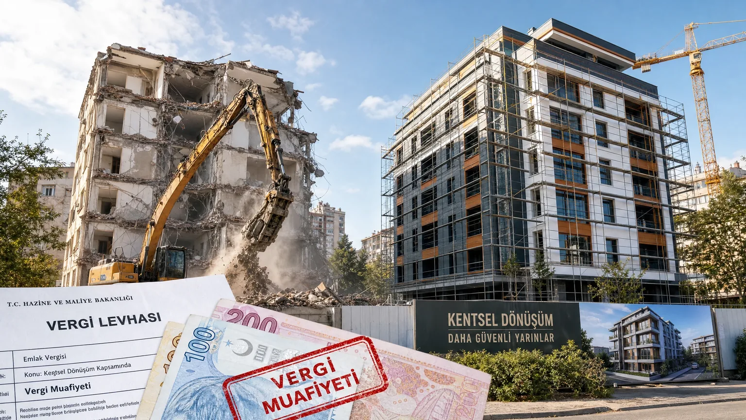 Kentsel Dönüşümde Vergi Muafiyeti 2026 — Tam Rehber