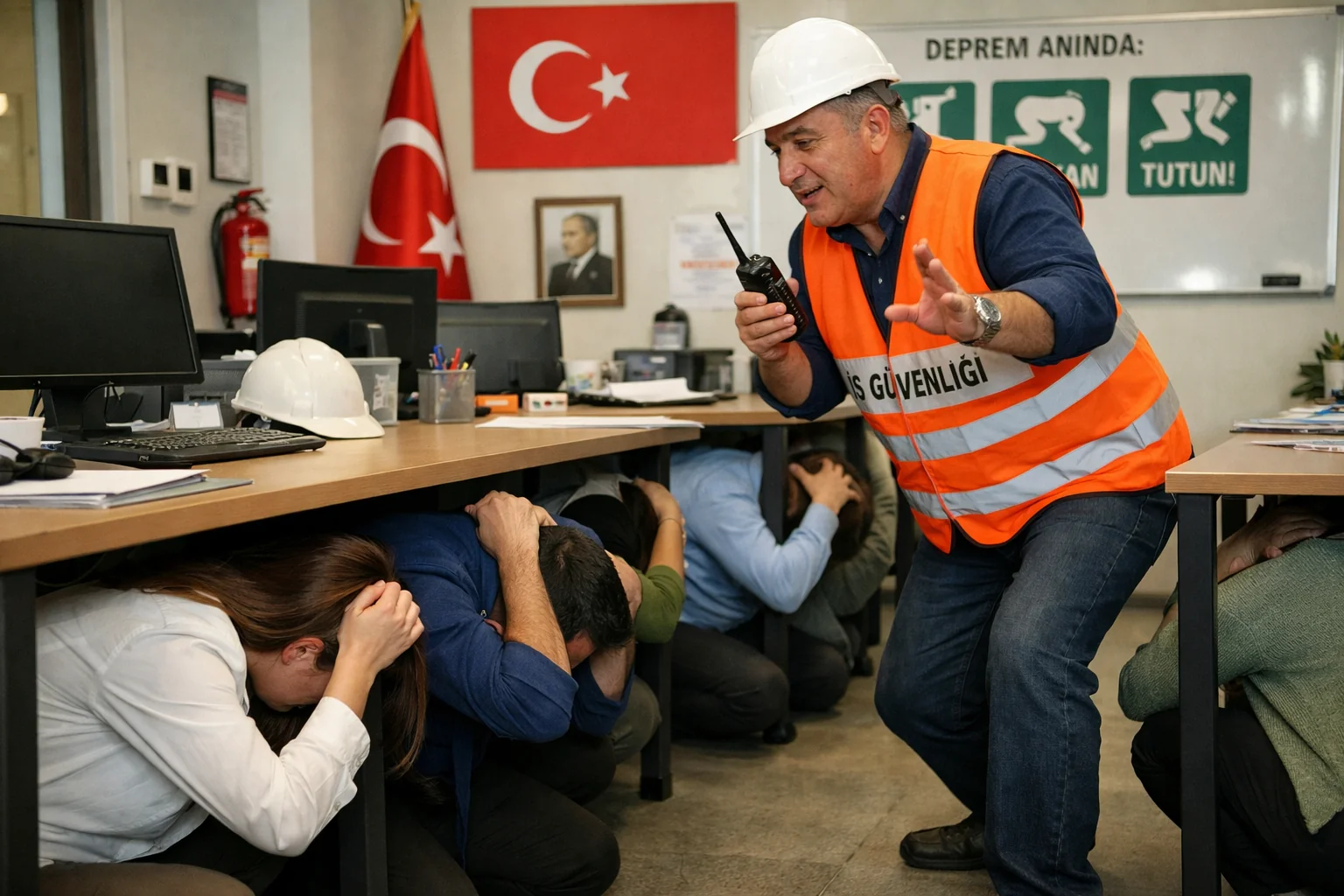 İşyerinde Deprem Tatbikatı Nasıl Yapılır?