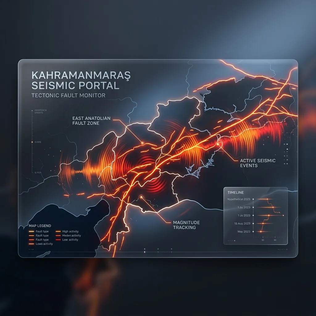 Kahramanmaras deprem risk haritası ve fay hattı